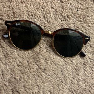 Ray-Ban Clubround Classic Polarized Sunglasses